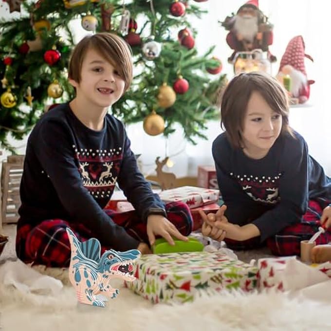 3D PAPER PUZZLES, DIY SPINOSAURUS MODEL KIT, CRAFT GIFT FOR KIDS, BOYS, GIRLS AGES 6+, EDUCATIONAL PUZZLE FOR ANIMAL LOVERS - Image 2